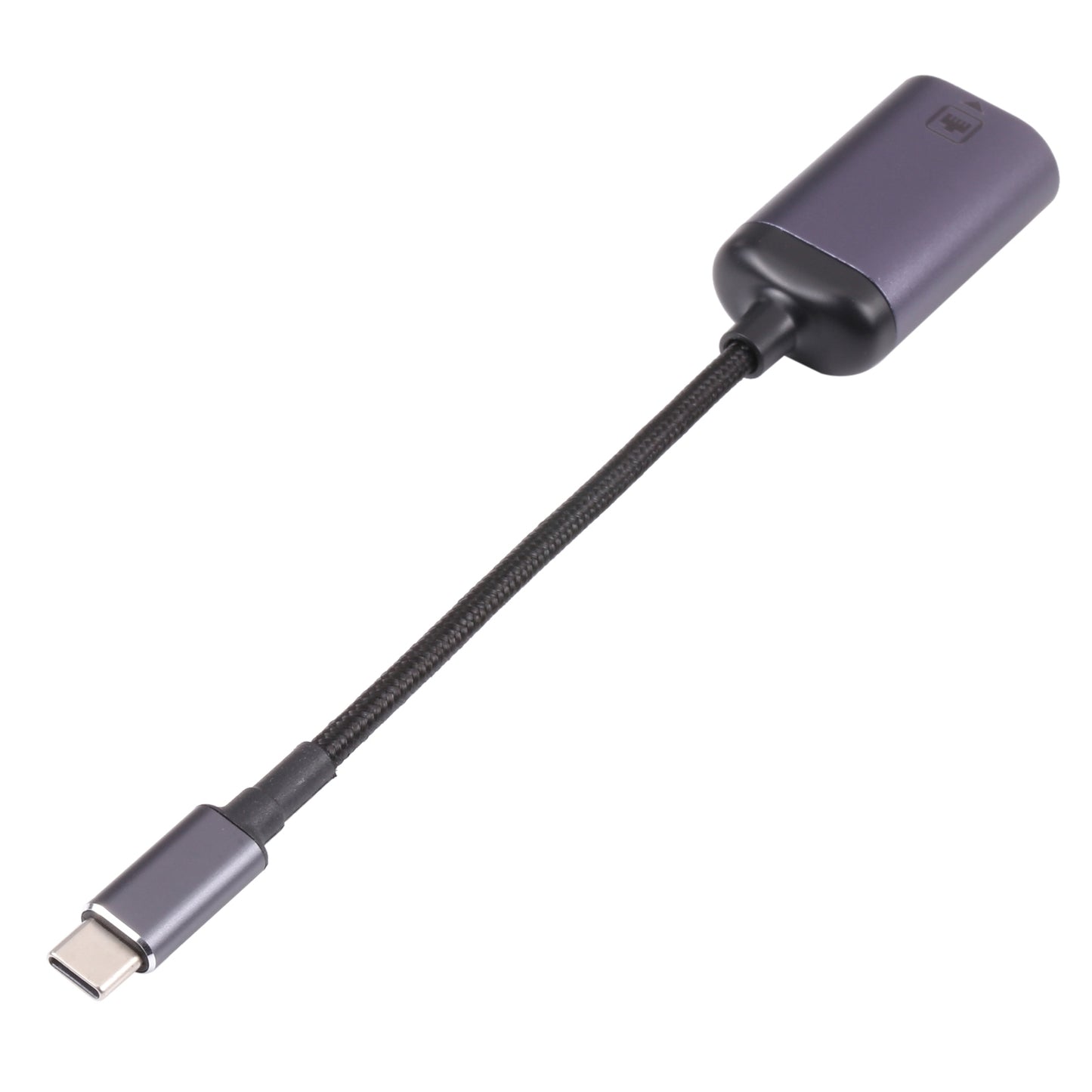 Type-C Male to 100M RJ45 Female Adapter Cable Portable Converter with Two Modes Compatible with Mobile Phone Computer TV Monitor