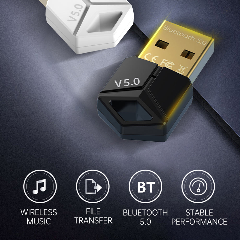 USB Bluetooth 5.0 Transmitter Receiver Computer Wireless Music Audio Adapter