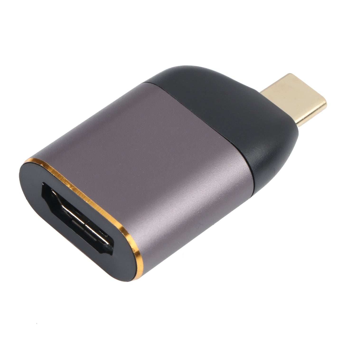Portable HDMI Converter Compact HDMI Female to Type-C Male Adapter Support 8K/60Hz Signal Transmission