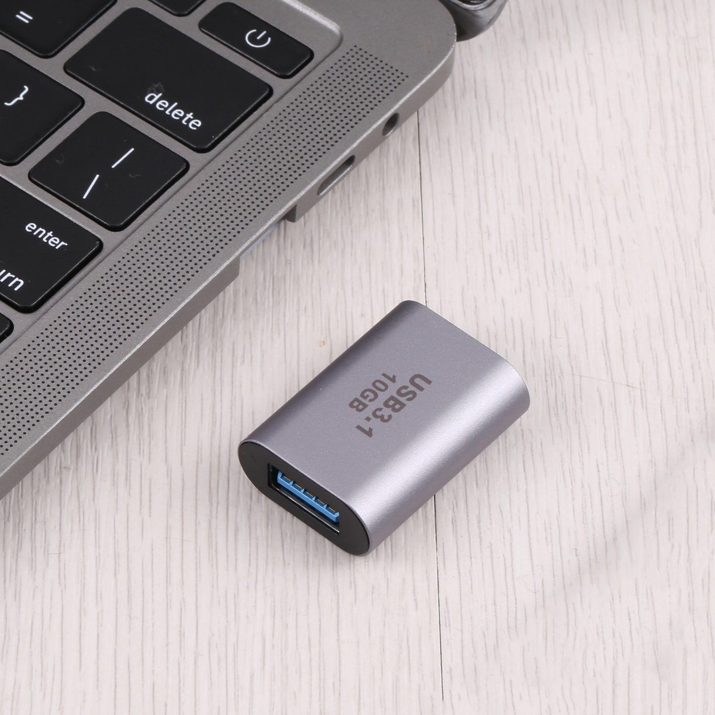 USB 3.1 Female to Type C Female Adapter Up to 10Gbps Data Transfer Speeds Aluminum Shell Laptop Computer USB C Connector