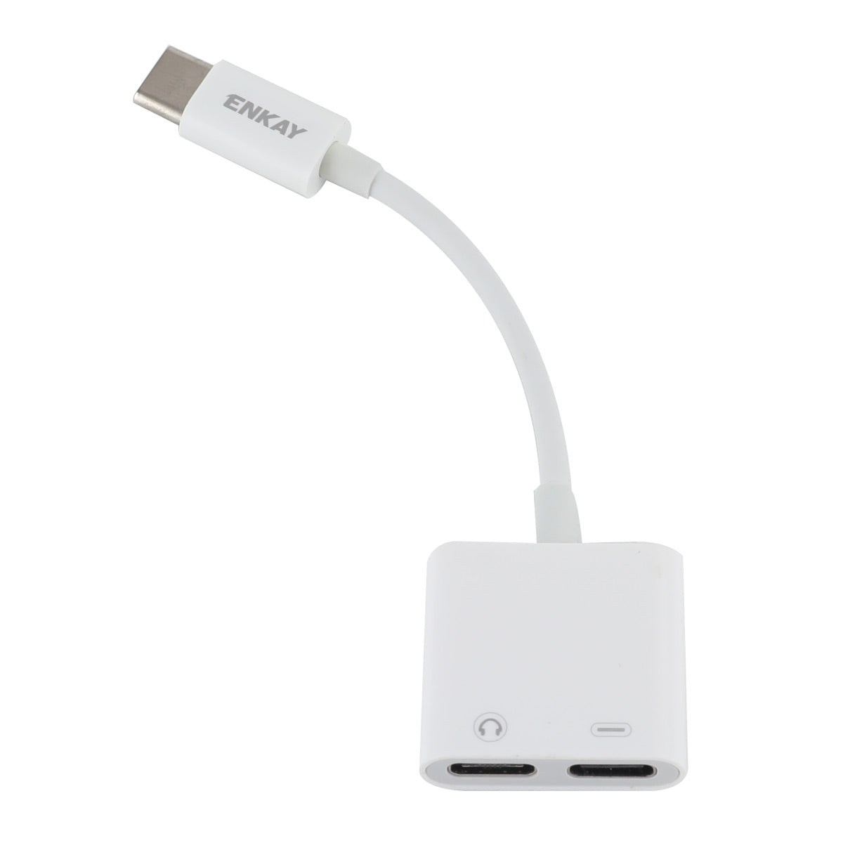 ENK-AT105 Dual USB Type C Splitter 2 in 1 Audio Converter Type C to Type C Male to Female Adapter