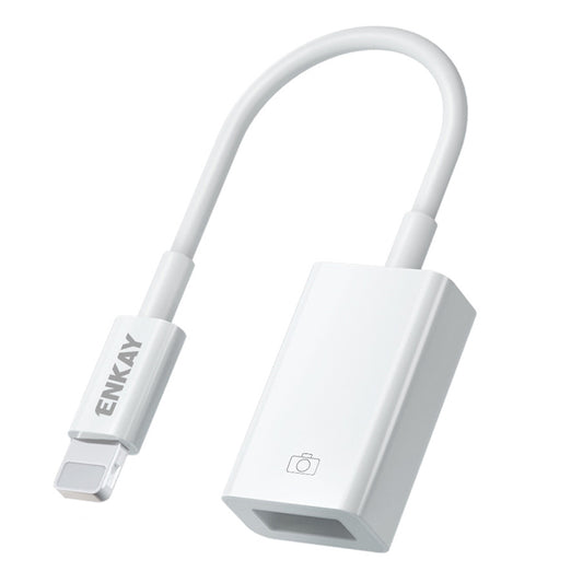 ENK-AT108 OTG Adapter Lightning to USB 3.0 Data Cable Camera Card Reader for iPhone iPad Converter