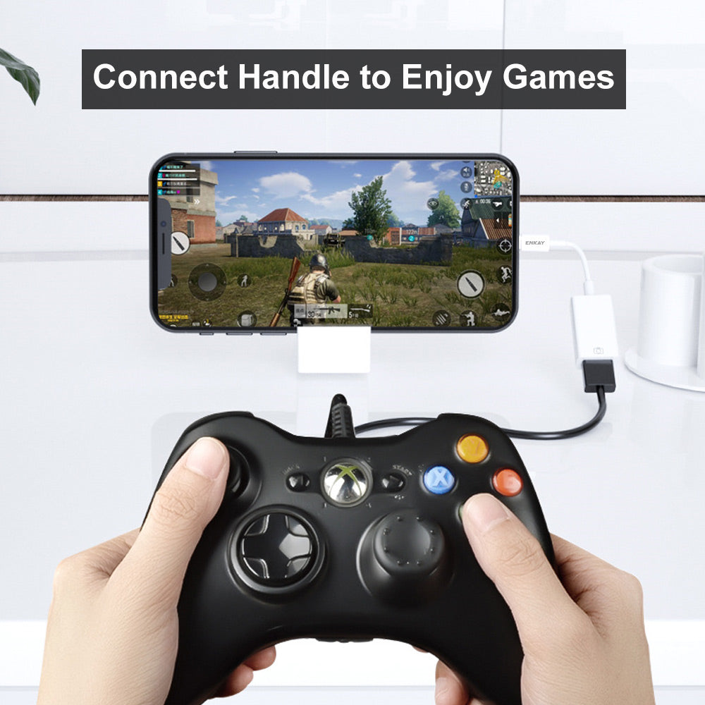ENK-AT108 OTG Adapter Lightning to USB 3.0 Data Cable Camera Card Reader for iPhone iPad Converter