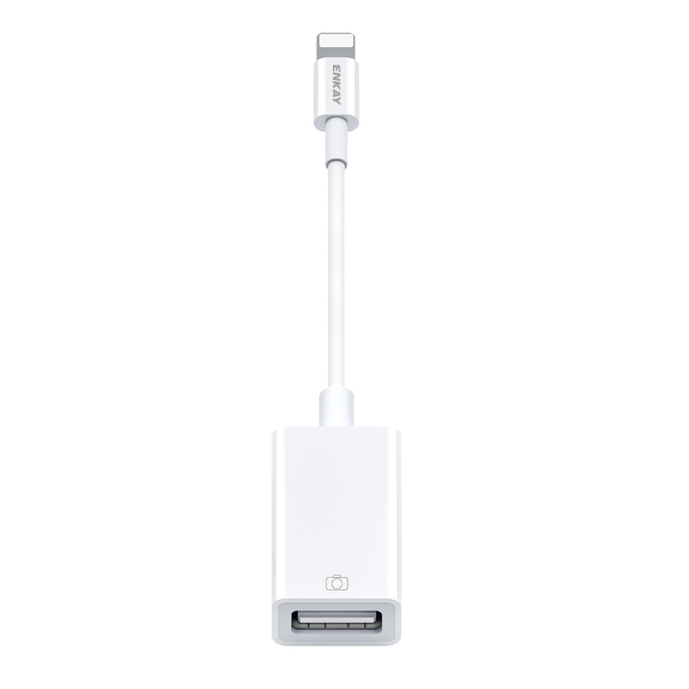 ENK-AT108 OTG Adapter Lightning to USB 3.0 Data Cable Camera Card Reader for iPhone iPad Converter