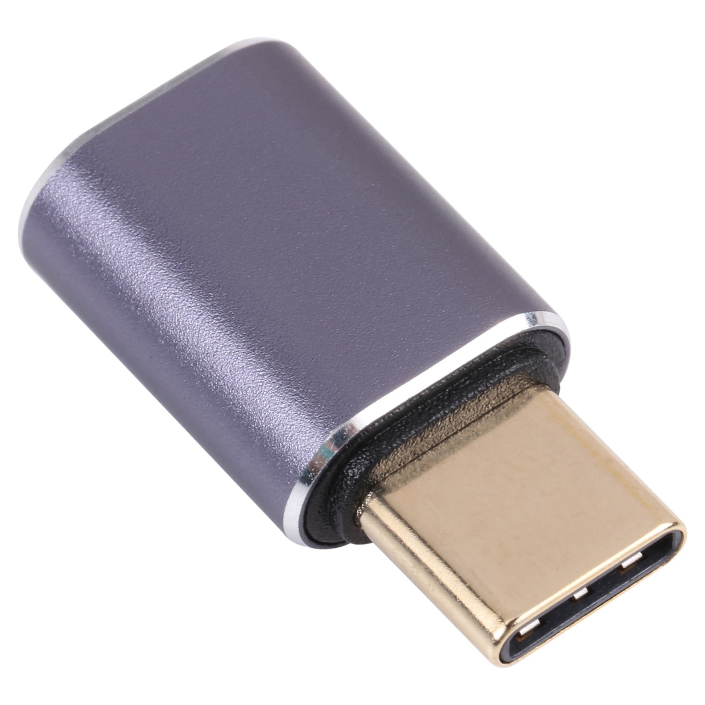 Type-C Male to Female 40Gbps Data Transfer Connector Aluminum Alloy USB4.0 Charging Adapter