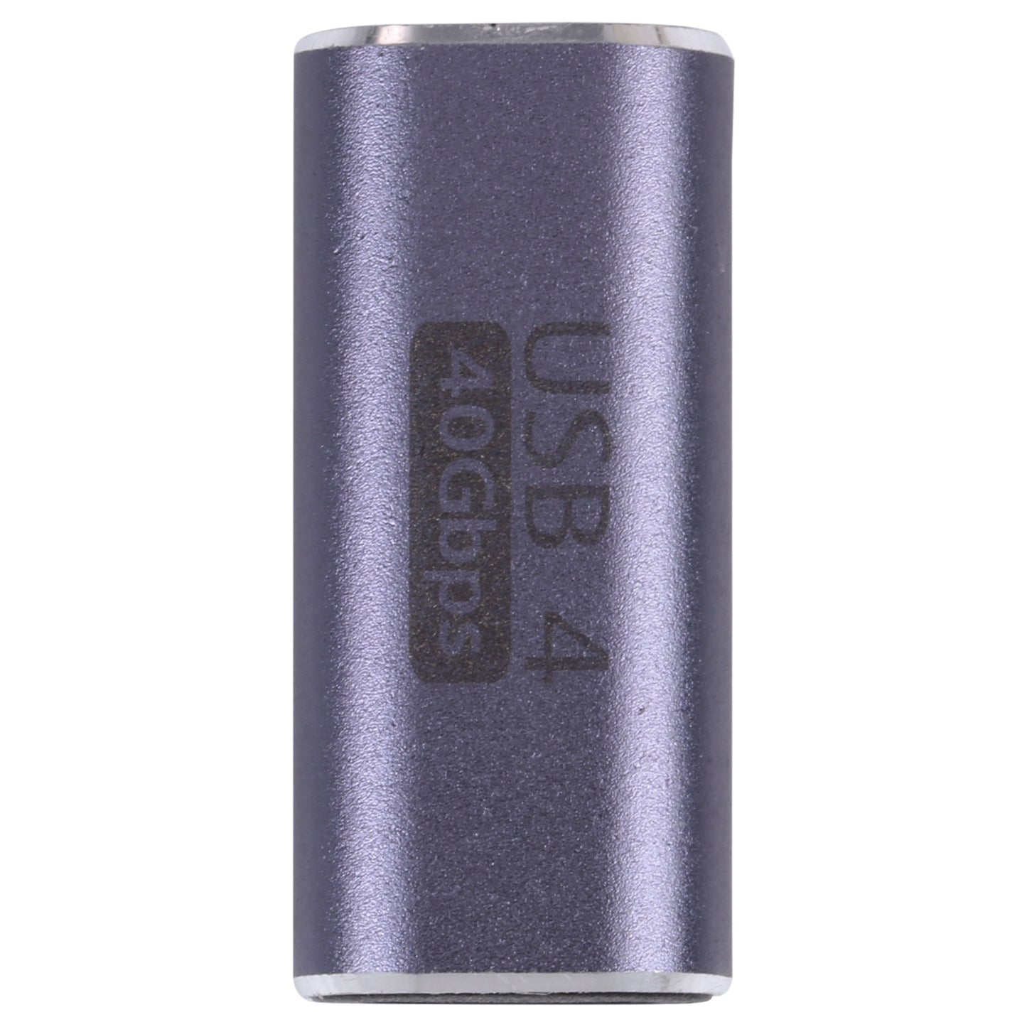 Type-C Female to Female Aluminum Alloy USB4.0 40Gbps Data Transmission Charging Adapter