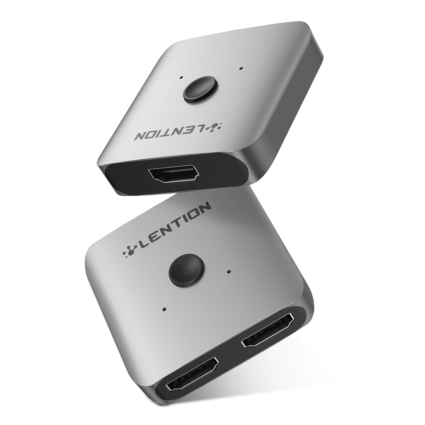 Uniqkart S32 HDMI to 2 HDMI Female to Female Adapter HDMI Splitter for Nintendo Switch / PS4 / Blu-ray DVD Player