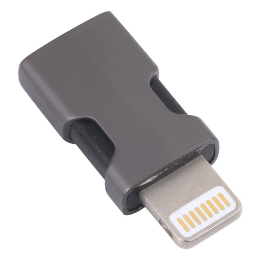 Mini 8 Pin Lightning to Type-C Audio Adapter Male to Female Converter for iPhone / iPad / iPod - Black