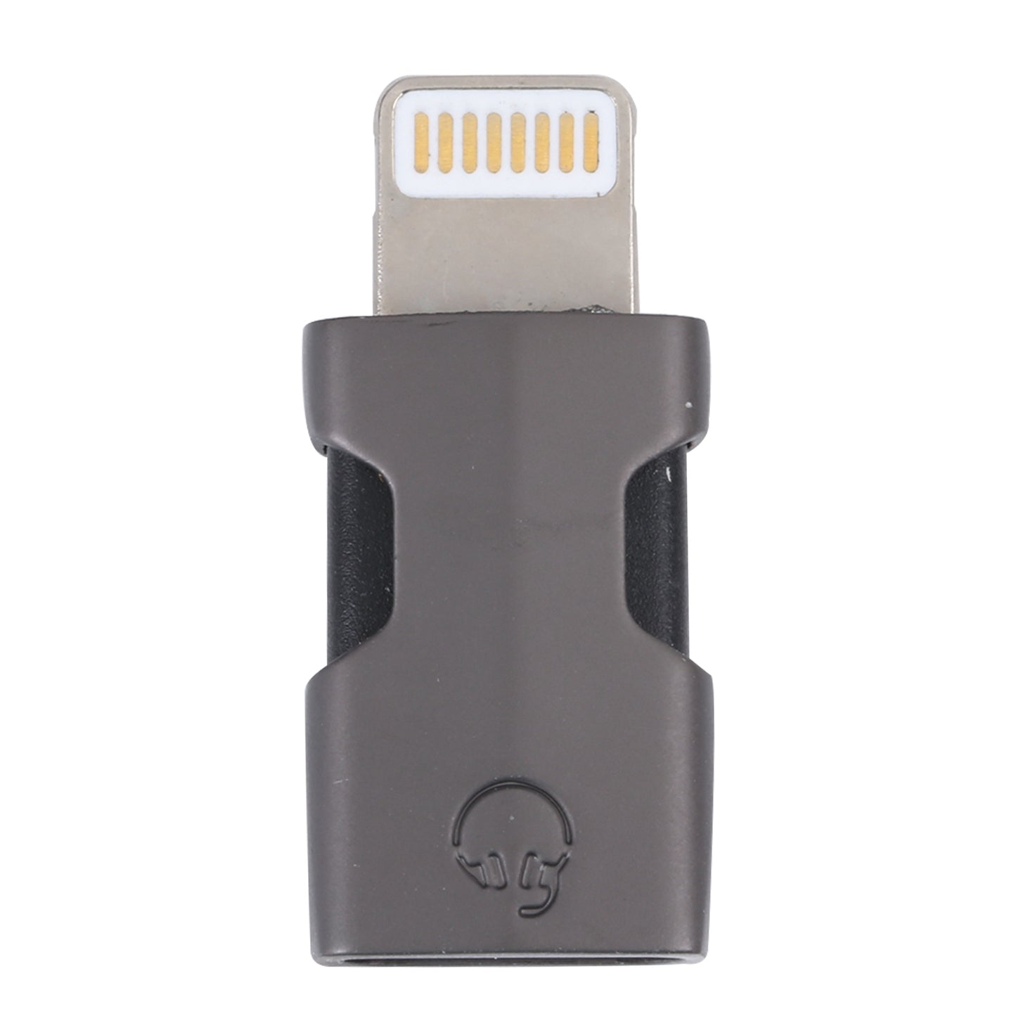 Mini 8 Pin Lightning to Type-C Audio Adapter Male to Female Converter for iPhone / iPad / iPod - Black