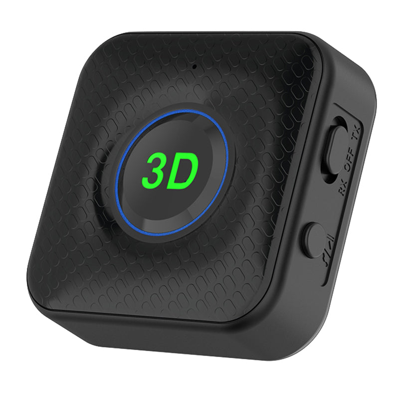 B8 2-in-1 Bluetooth 5.1 Receiver Transmitter RCA 3.5mm AUX Audio 3D Sound Adapter for Car TV Speaker