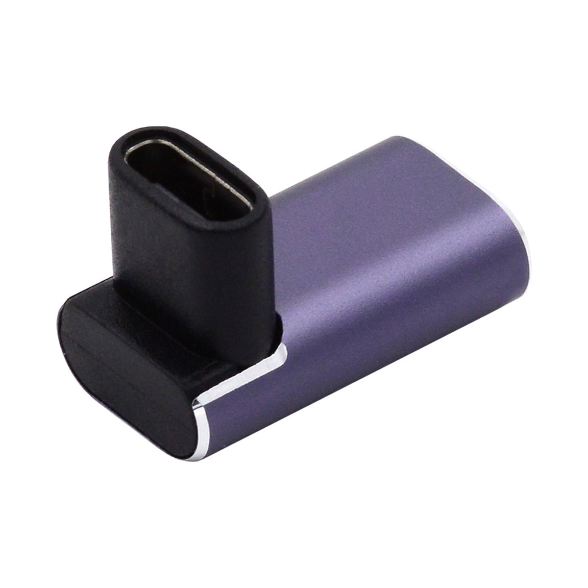 240W Type-C Female to Female Converter 40Gbps Angled Mini Adapter Support 8K Audio Transmission
