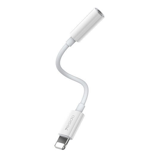 Uniqkart Buitl-in C100 Chip Lightning Male to 3.5mm Female Audio Adapter Cord AUX Cable HiFi Sound Earphone Connection Line for iPhone