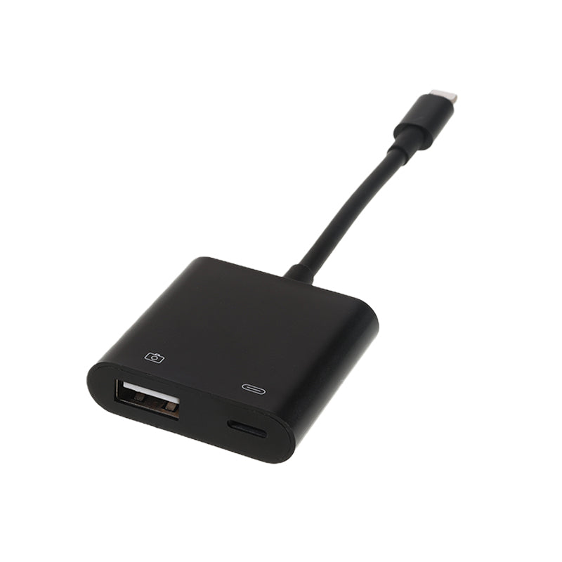 Lightning Male to USB 3.0 Female Adapter Cable USB Camera Reader Adapter