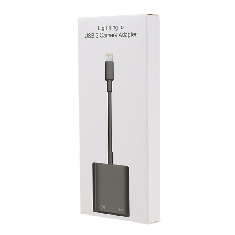 Lightning Male to USB 3.0 Female Adapter Cable USB Camera Reader Adapter