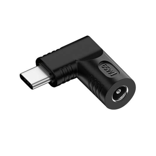 DC 5.5x1.0mm to Type C PD 65W High Power Charging Mini Converter Laptop Power Supply Charger Adapter