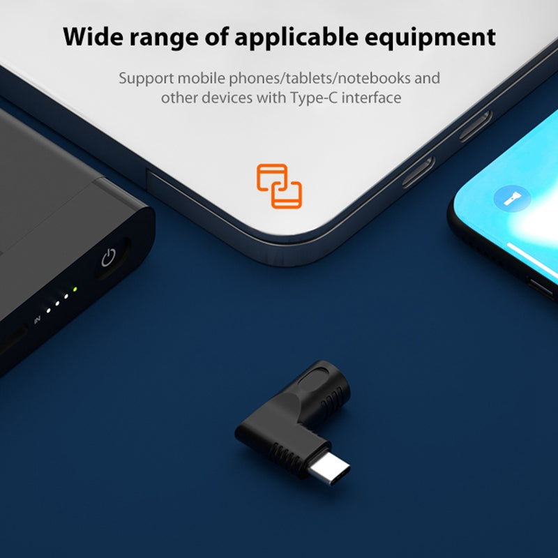DC 5.5x1.0mm to Type C PD 65W High Power Charging Mini Converter Laptop Power Supply Charger Adapter
