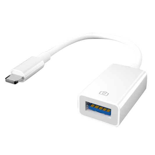 Lightning to USB3.0 500mA High Current OTG Adapter for U Disk / Headphone / Mouse / Camera