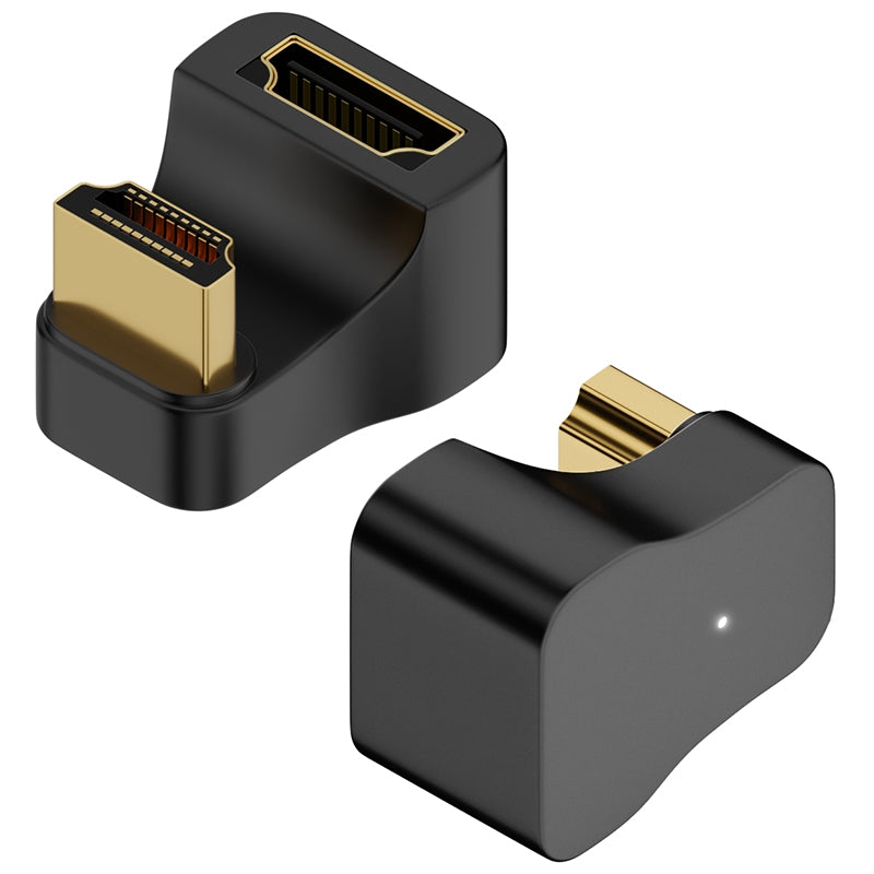 A8K-15 Front U-Shaped HDMI Male to Female Converter 8K HD Video HDMI Extension Adapter