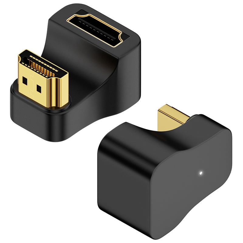 A8K-16 Opposite U-Shaped 8K HD Video HDMI Male to HDMI Female Converter Extension Adapter