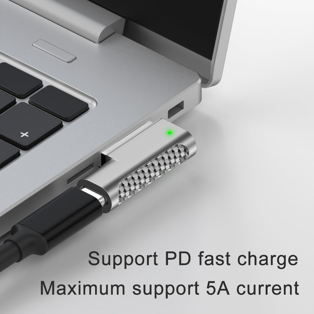 Compatible with MagSafe 2 to USB-C Female Adapter for MacBook Pro Air Type-C Converter Supports PD Fast Charge