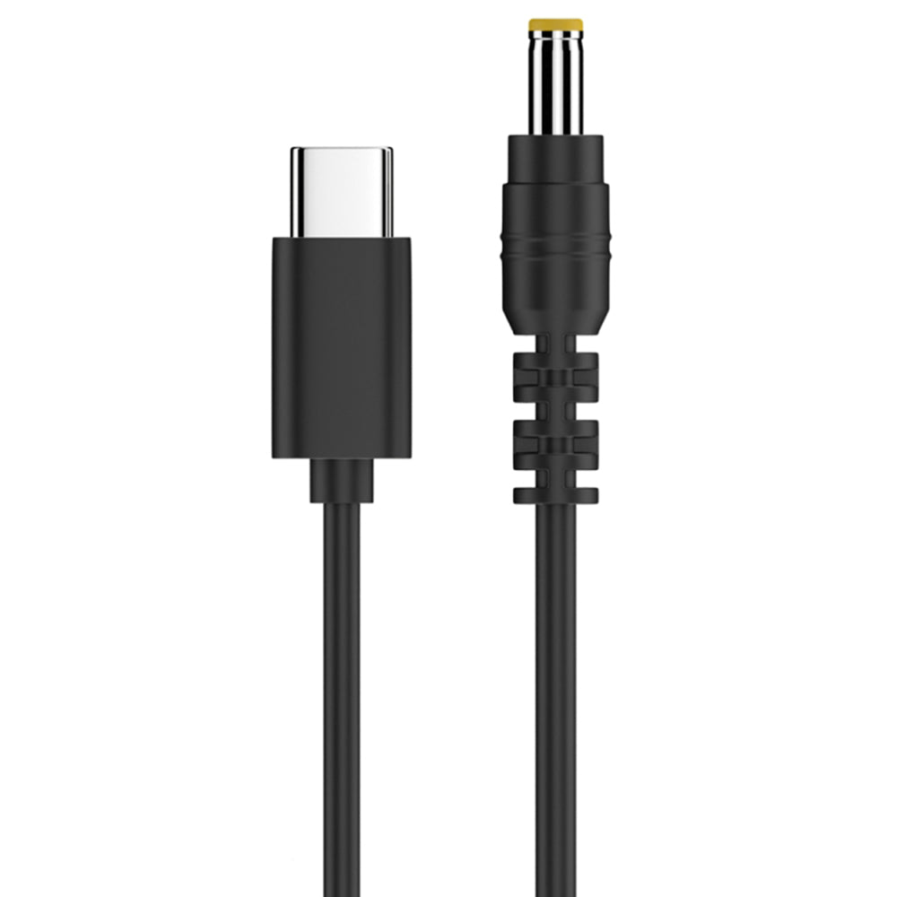 20V USB-C to DC 5.5x2.5mm Power Adapter Cable PD 65W Charging Cord PVC Shell Type-C Extension Charge Cable