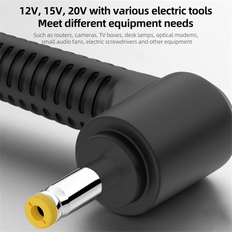 20V USB-C to DC 5.5x2.5mm Power Adapter Cable PD 65W Charging Cord PVC Shell Type-C Extension Charge Cable