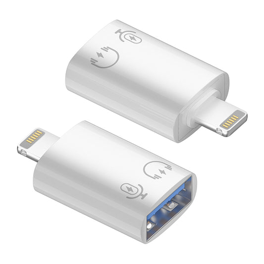 8 Pin Lightning Male to USB 3.0 Female Converter Data Transmission Aluminum Alloy OTG Adapter
