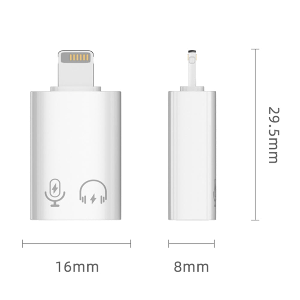 8 Pin Lightning Male to USB 3.0 Female Converter Data Transmission Aluminum Alloy OTG Adapter