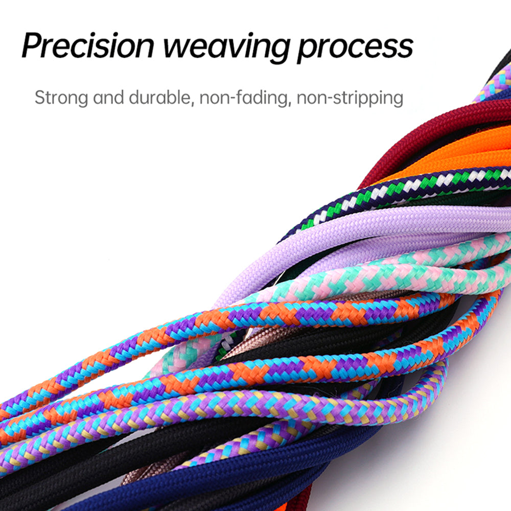 Uniqkart Cell Phone Lanyard Nylon Phone Tether Safety Strap Smartphone Wrist Strap with Key Chain Holder / Patch, Short Style - 5
