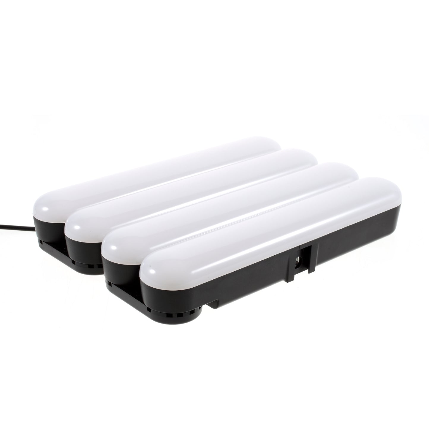 DIY 4 Sections Wire Control Folding LED Selfie Fill Light for Live Stream YouTube Video Makeup Photography