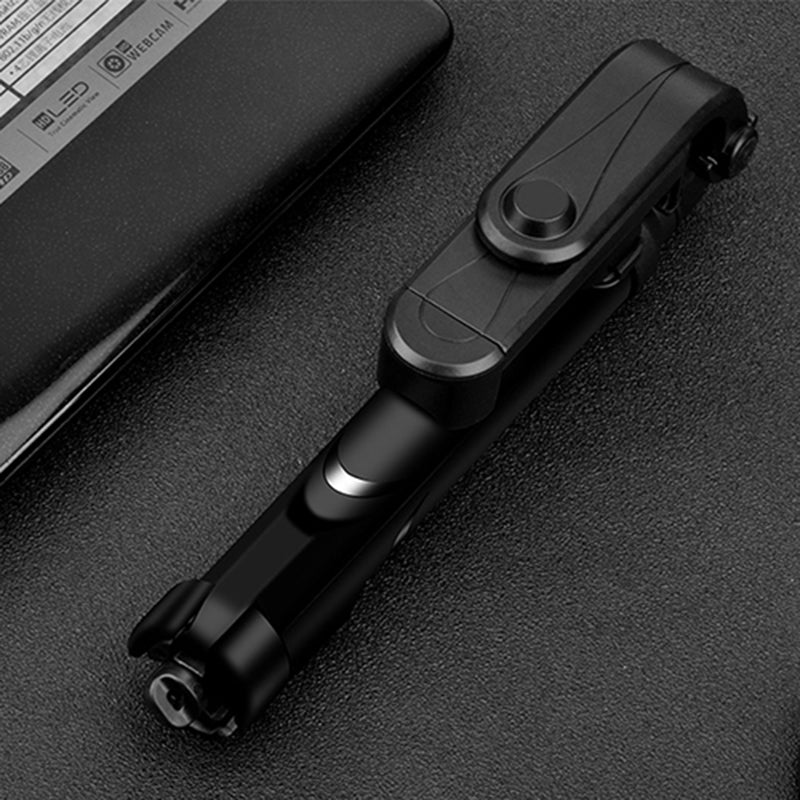 TX-10 Selfie Stick Tripod Extendable Bluetooth Selfie Stick with Remote Control - Black