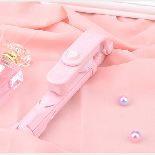 TX-10 Selfie Stick Tripod Extendable Bluetooth Selfie Stick with Remote Control - Pink