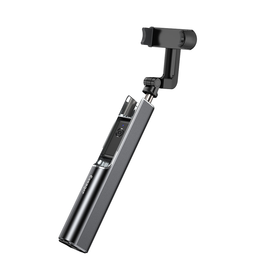 Essager Telescopic Selfie Stick Tripod with Bluetooth Remote Control for iPhone Samsung Huawei - Silver
