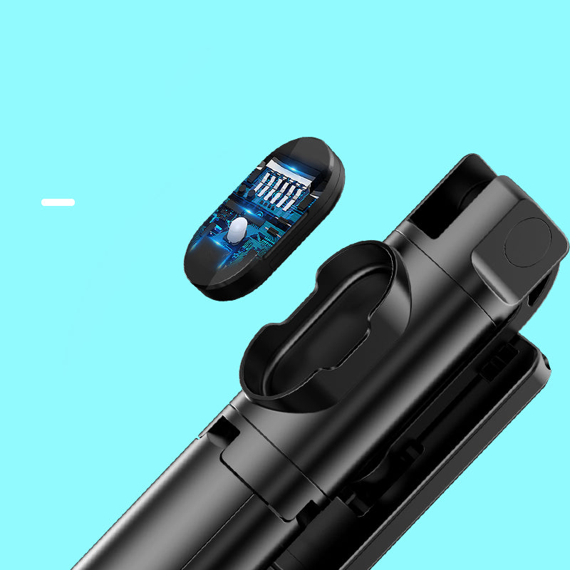 P20 Handheld Extendable Bluetooth Selfie Stick Tripod for iPhone Samsung Huawei Etc. - Black