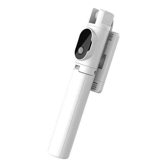 P20 Handheld Extendable Bluetooth Selfie Stick Tripod for iPhone Samsung Huawei Etc. - White