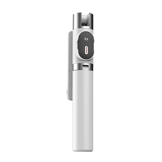 P60D Extendable Tripod 360 Degree Rotation Portable Bluetooth Mobile Phone Selfie Stick Monopod - White