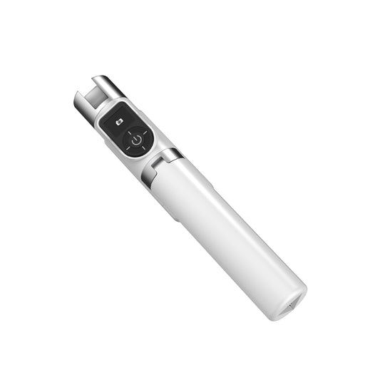 P70 Aluminium Alloy Retractable Bluetooth Selfie Stick Tripod - White