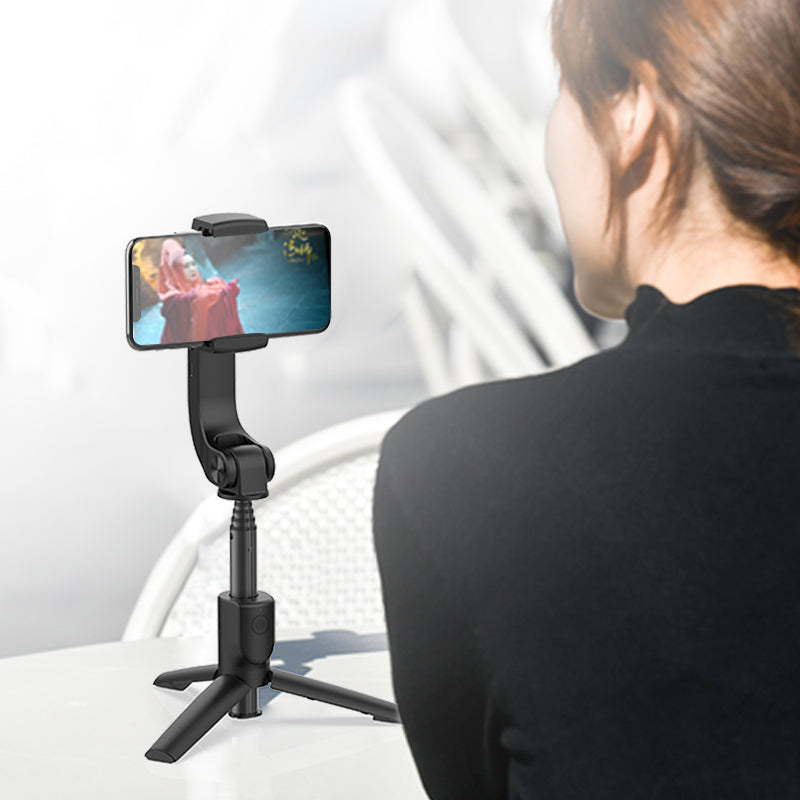 ONREAL Osprey Single Axis Gimbal Stabilizer Bluetooth Selfie Stick with Tripod - Black
