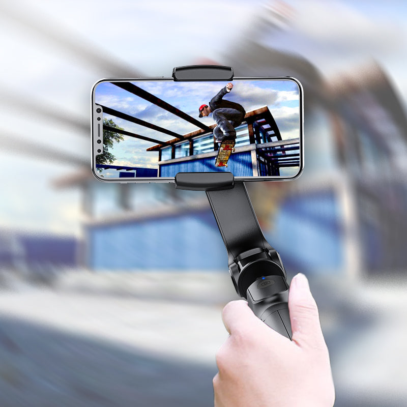 ONREAL Osprey Single Axis Gimbal Stabilizer Bluetooth Selfie Stick with Tripod - Black