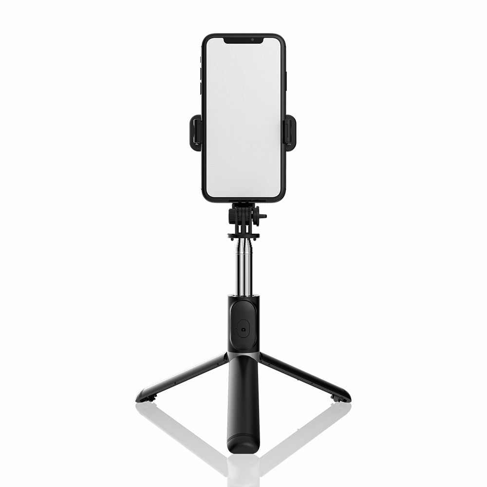 Q02 Multi-function 103cm Stabilizer Tripod Bluetooth Selfie Stick - Black