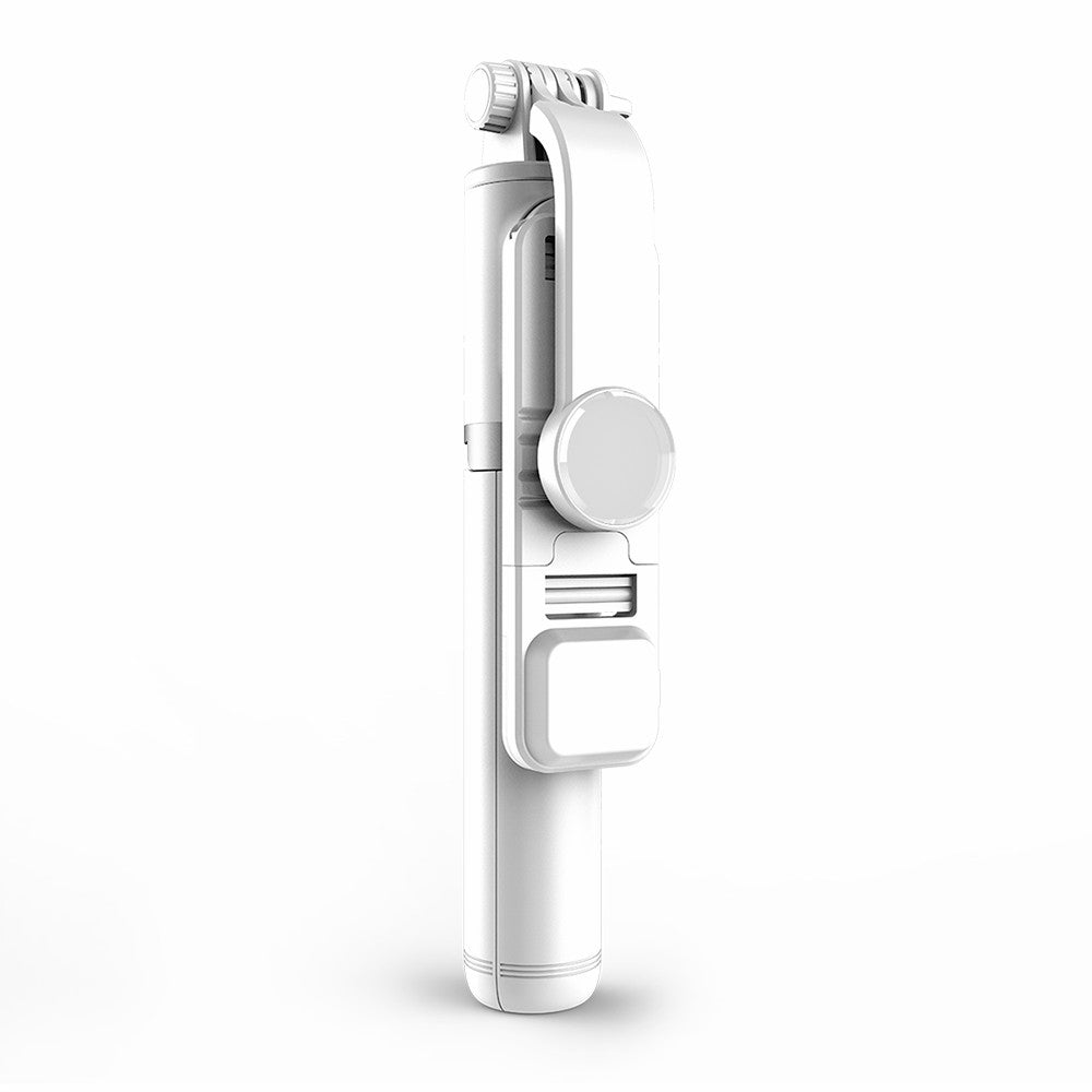 Q02s 1045mm Rod LED Light Bluetooth Tripod Selfie Stick - White