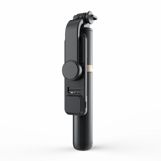 Q03s Aluminum Alloy Rod LED Beauty Fill Light Bluetooth Tripod Selfie Stick - Black