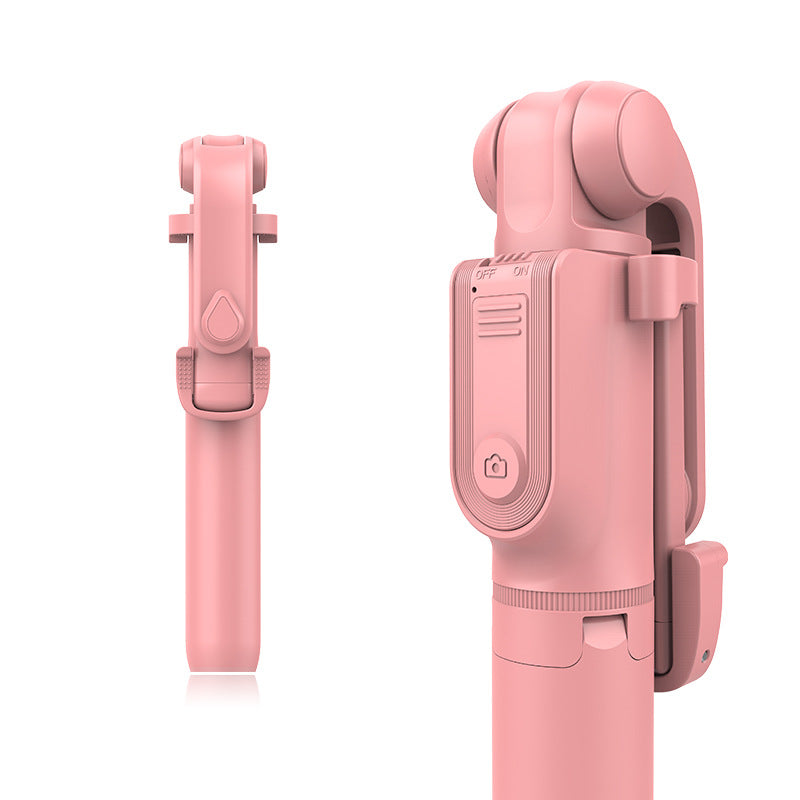 WONEW BR21 Anti-shake Tripod Bluetooth Selfie Stick - Pink