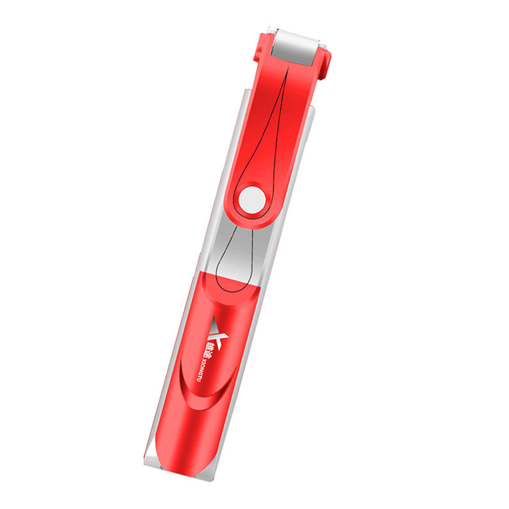 XT09 Bluetooth Remote Control 360 Degree Rotation Extendable Selfie Stick Tripod - Red