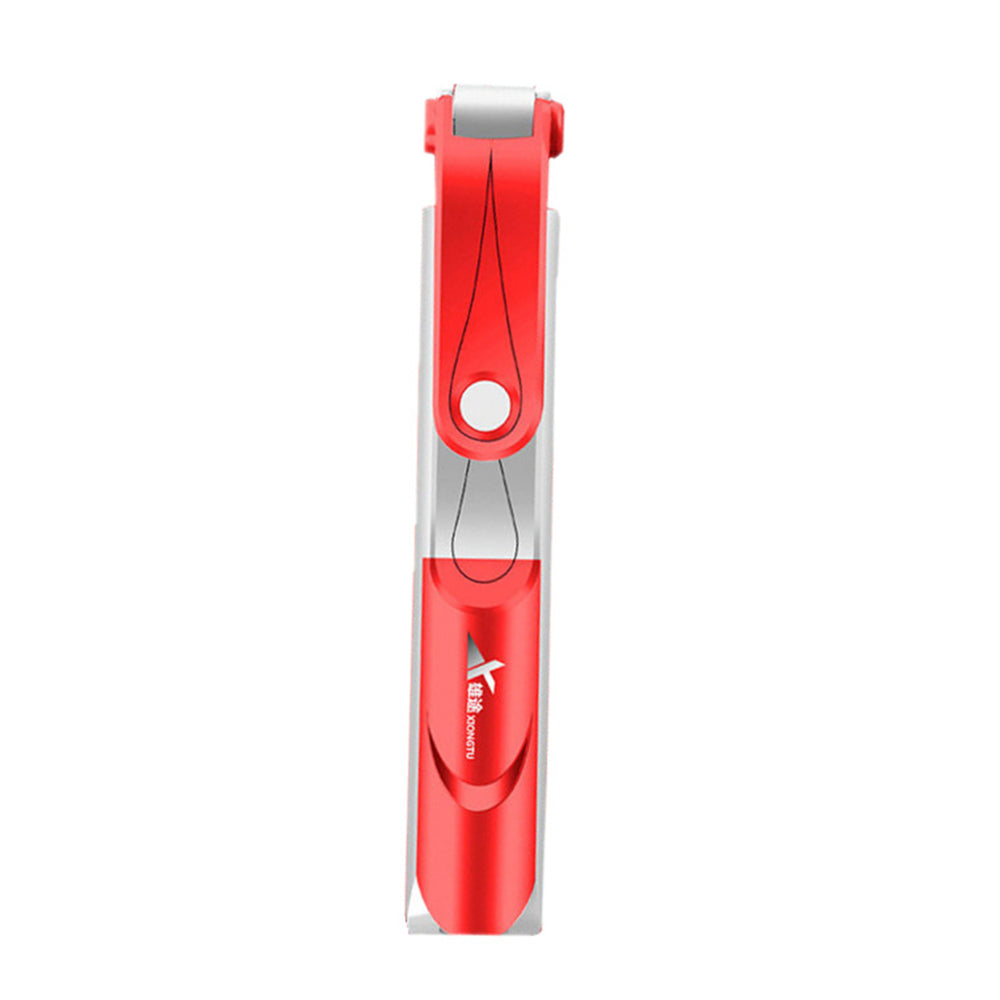 XT09 Bluetooth Remote Control 360 Degree Rotation Extendable Selfie Stick Tripod - Red