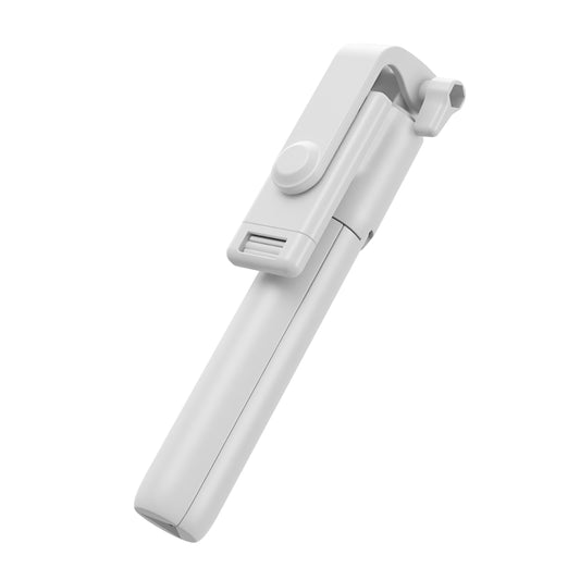 R1 Mobile Bluetooth Selfie Stick Tripod Remote Control Telescopic Rod Live Streaming Bracket - White