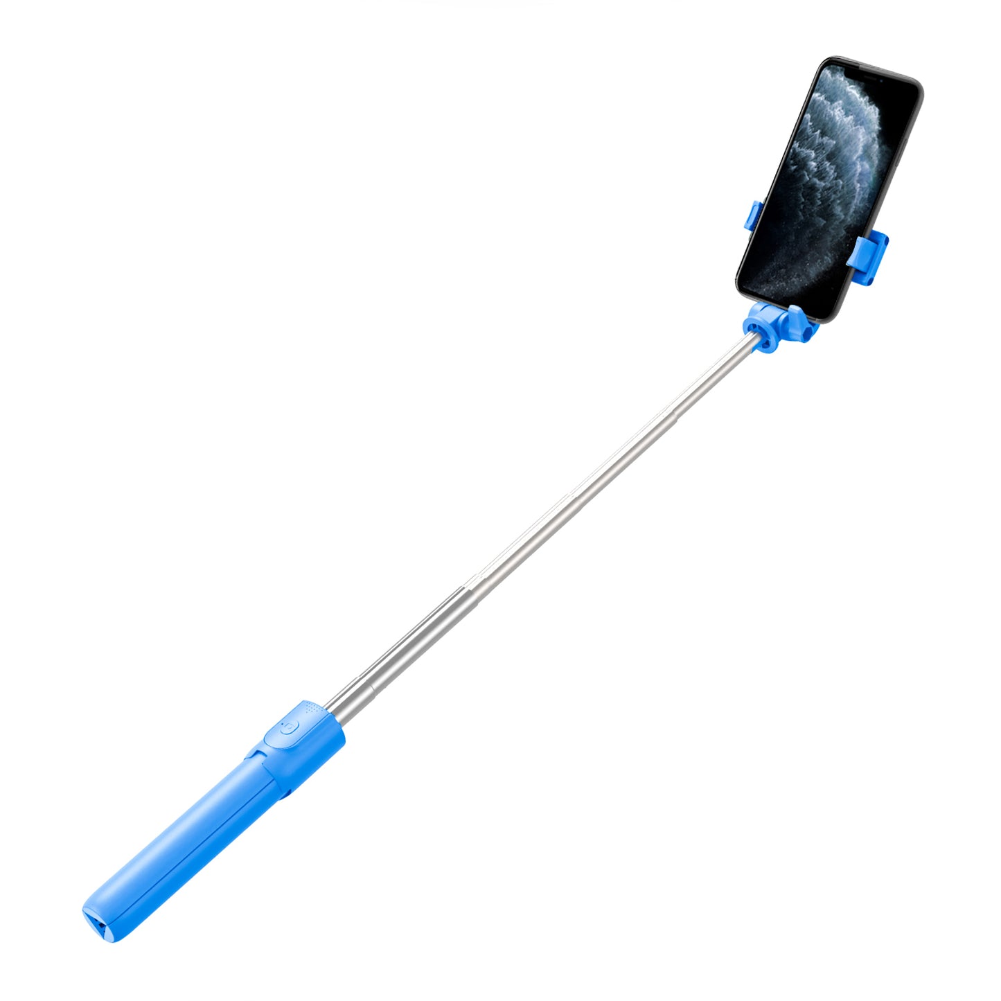 R1 Mobile Bluetooth Selfie Stick Tripod Remote Control Telescopic Rod Live Streaming Bracket - Blue