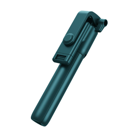 R1 Mobile Bluetooth Selfie Stick Tripod Remote Control Telescopic Rod Live Streaming Bracket - Dark Green