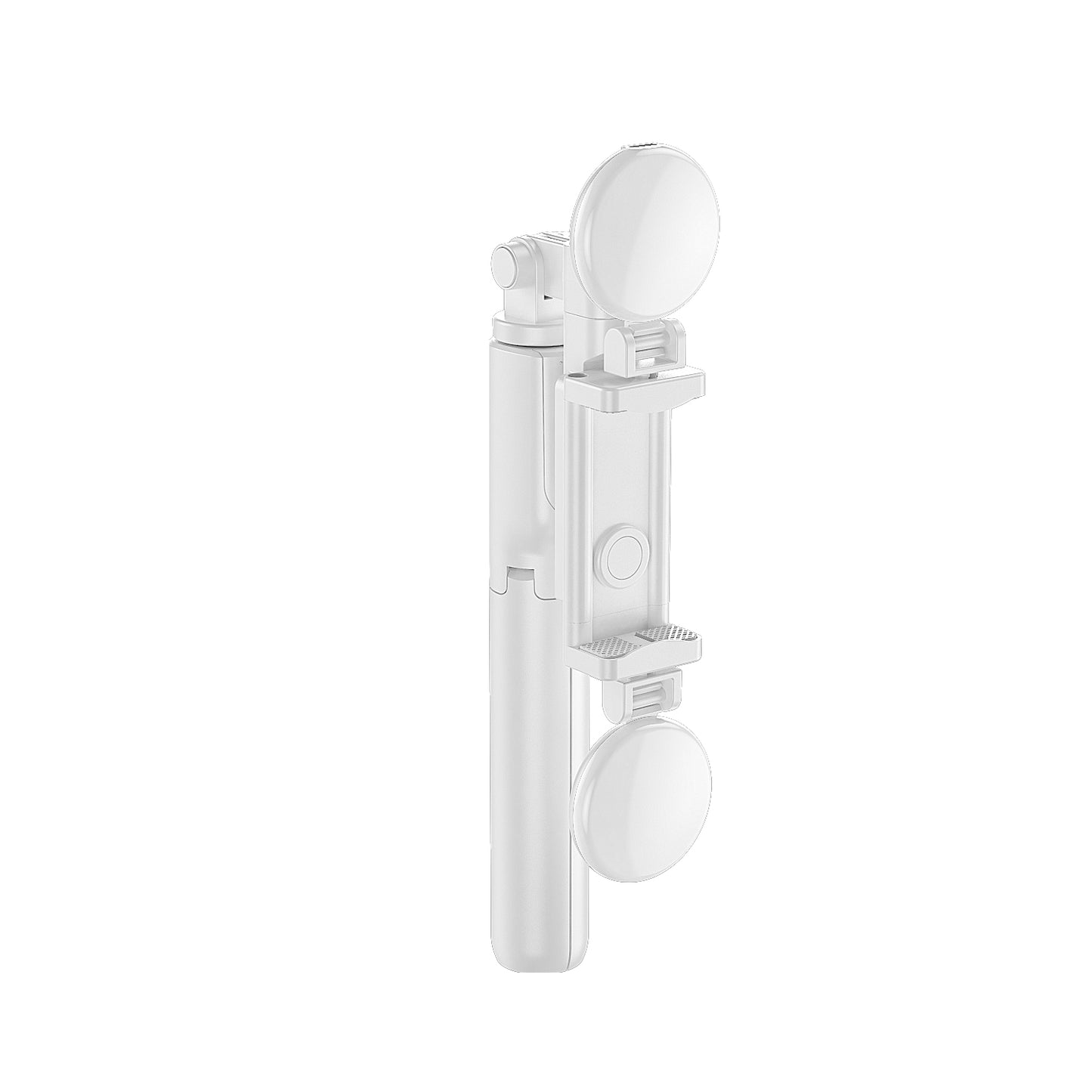 R8XPro Retractable Rod Dual--light Tripod Fill Light Selfie Stick with Bluetooth Remote Control[TikTok Version] - White