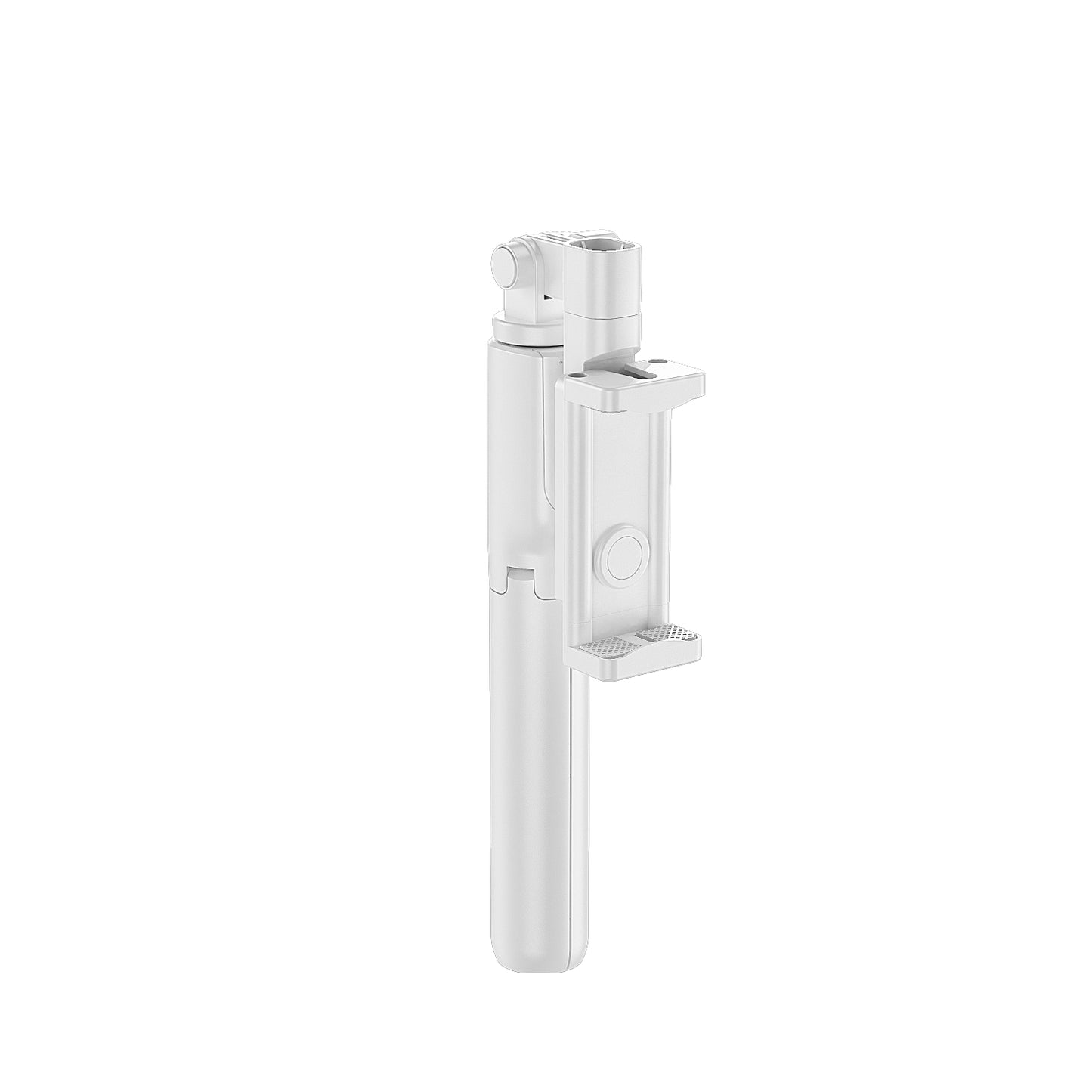 R8 Retractable Rod Bluetooth Remote Control Tripod Selfie Stick - White